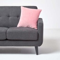 Homescapes Pink Velvet Cushion Cover, 40 X 40 Cm - thumbnail 4