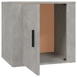 Berkfield Bedside Cabinets 2 Pcs Concrete Grey 50X39X47 Cm - thumbnail 8
