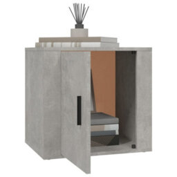 Berkfield Bedside Cabinets 2 Pcs Concrete Grey 50X39X47 Cm - thumbnail 4