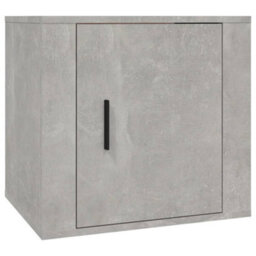 Berkfield Bedside Cabinets 2 Pcs Concrete Grey 50X39X47 Cm - thumbnail 5