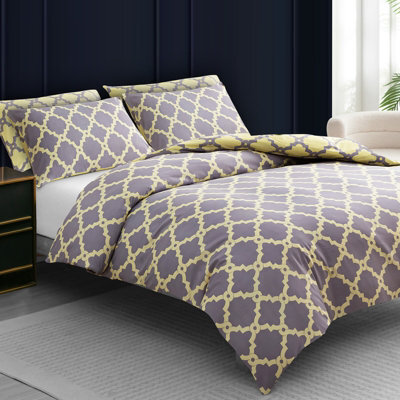 Lazzaro Premium Microfiber Super King Duvet Cover Set Durable Ultrasoft Bedding Sets With Zipper Closure - image 1