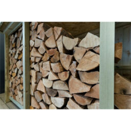 iLikeStores 7Ft X 3Ft (2.19M X 0.89M) Redwood Pressure Treated Triple Log Store - thumbnail 2