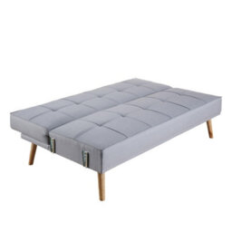 Home Source Eclipse Grey Linen Sofa Bed - thumbnail 9
