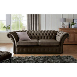 Chesterfield Beaumont 3 Seater Sofa Malta Mushroom 07 - thumbnail 1