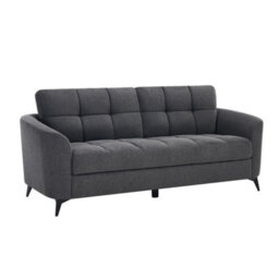 More4Homes Solna 2+3 Seater Scandi Style Fabric Living Room Sofa Set (Charcoal) - thumbnail 3