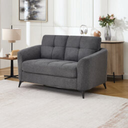 More4Homes Solna 2+3 Seater Scandi Style Fabric Living Room Sofa Set (Charcoal) - thumbnail 4