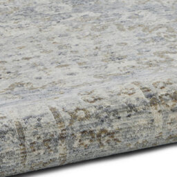 Grey Geometric Traditional Easy To Clean Geometric Dining Room Rug-160Cm X 220Cm - thumbnail 6