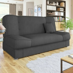 Gabi Comfortable 3 Seater Sofa Bed With Storage And Sleeping Function Graphite - thumbnail 2