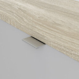 Furniture To Go Shoes Shoe Cabinet  W. 3 Tilting Doors And 2 Layers Oak Structure White - thumbnail 8