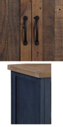 Baumhaus Splash Of Blue - Large Open Bookcase With Drawers - thumbnail 2