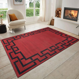 Oxford Homeware Printed Rug, Non-Slip Pets Friendly, Living Room Rugs And Bedroom Rugs, (Lexi, 120X170Cm) - thumbnail 1