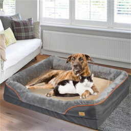 Bingopaw Xl Thicken Orthopedic Dog Bed Waterproof Pet Sofa Mattress Nonskid Bottom Couch,97X72X29.5Cm - thumbnail 6