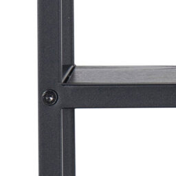 Furniture To Go Seaford Octagonal Metal Wall Shelf In Black - thumbnail 6
