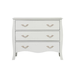 Melody Maison Large 3 Drawer Chest Of Drawers - Elizabeth Ivory Range - thumbnail 8
