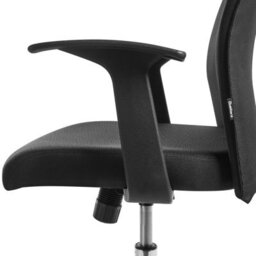 Beliani Office Chair Zuno Fabric Black - thumbnail 9