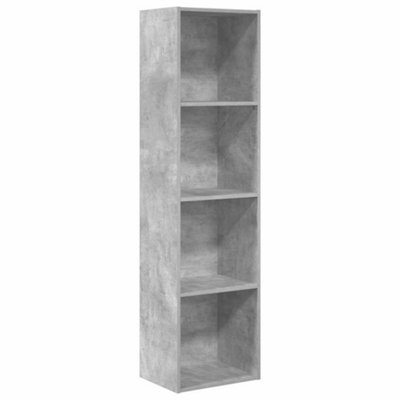 Berkfield Versatile Bookcase Concrete Grey 40X30X152 Cm Engineered Wood - image 1