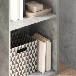 Berkfield Versatile Bookcase Concrete Grey 40X30X152 Cm Engineered Wood - thumbnail 3