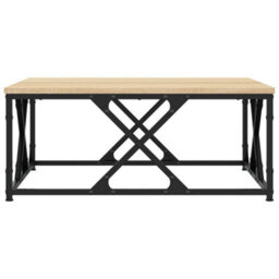 Berkfield Durable Coffee Table Sonoma Oak 70X70X30 Cm Engineered Wood - thumbnail 5