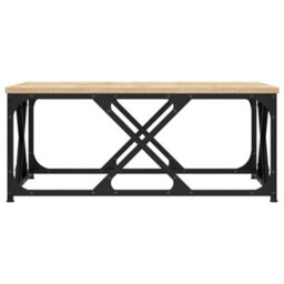 Berkfield Durable Coffee Table Sonoma Oak 70X70X30 Cm Engineered Wood - thumbnail 4