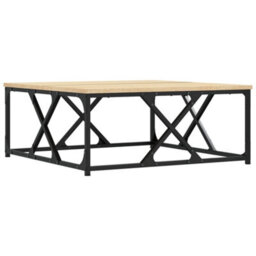 Berkfield Durable Coffee Table Sonoma Oak 70X70X30 Cm Engineered Wood - thumbnail 1