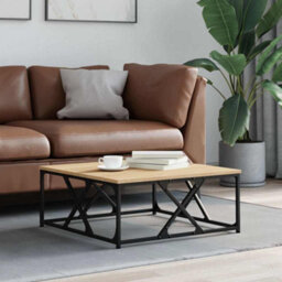Berkfield Durable Coffee Table Sonoma Oak 70X70X30 Cm Engineered Wood - thumbnail 2