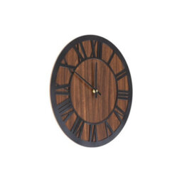 45Cm Wooden Wall Clock Silent Non Ticking - thumbnail 6