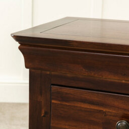 The Furniture Market French Hardwood Mahogany Stained Small Sideboard - thumbnail 6