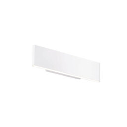 Wall Light Textured White Paint & Frosted Acrylic 2 X 5.5W Led Module - thumbnail 1