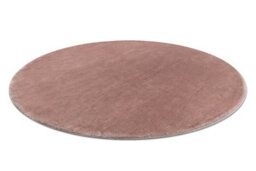 RugsX Carpet Visco Circle Pink 8 Plush, Imitation Of Rabbit Fur  Circle 160 Cm - thumbnail 3