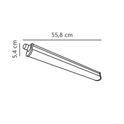 Nordlux Westport Indoor Batten Light Grey Plastic Intergrated Led 25,000Hrs - Mains Powered, Ip65 - thumbnail 2