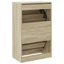 Walplus Shoe Cabinet Sonoma Oak 60X34X96.5 Cm Engineered Wood - thumbnail 7