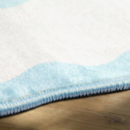 Ohs Bow Velvet Bath Mat Soft Absorbent Shower Rug - thumbnail 2