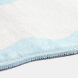 Ohs Bow Velvet Bath Mat Soft Absorbent Shower Rug - thumbnail 6