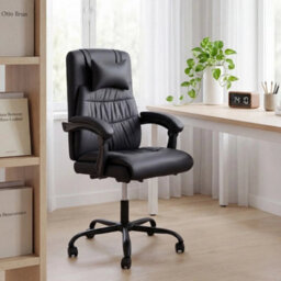 Black Without Footrest   Ergonomic Executive Swivel Office Chair Recliner High Back Computer Desk Chair - thumbnail 5