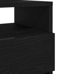 Berkfield Bedside Cabinet With 2 Drawers Black 40X33X60 Cm - thumbnail 9