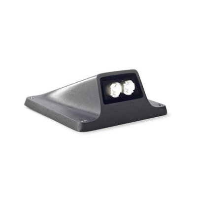Luminosa Lighting Luminosa Rexel Led 1 Light Outdoor Lamp Urban Grey Ip65 - image 1