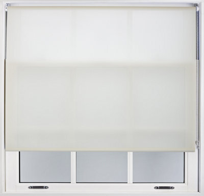 Furnished Daylight Roller Blinds - Cream Trimmable Blind For Windows And Doors (W)140Cm (L)210Cm - image 1