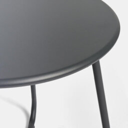 Ohs Mykonos Bistro Set Outdoor Table Chair Garden Patio Furniture - Grey - thumbnail 8