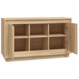 Vidaxl Sideboard Sonoma Oak 102X35X60 Cm Engineered Wood - thumbnail 6
