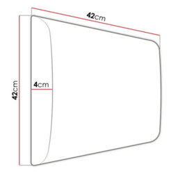 Modular Hallway Furniture Set Balma Vi With Metal Hooks And Decorative Slats Pink Panels - thumbnail 4