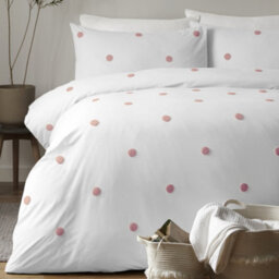 Appletree Dot Garden 100% Cotton Embellished Duvet Cover Set - thumbnail 1