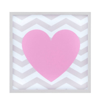 Orsina Premier Kids Pink Heart Led Light Box - image 1
