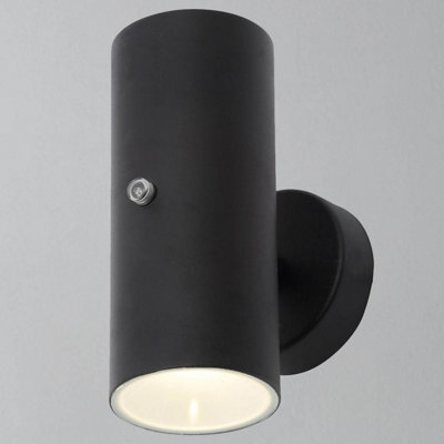CGC Lighting Cgc Verity Black Led Outdoor Wall Spotlight With Photocell Sensor - image 1