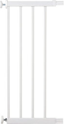 Safety 1 St Easy Close Metal 28 Cm Baby Gate Extension, No Drilling Or Screws Required, To Install Stair Pressure Fit White
