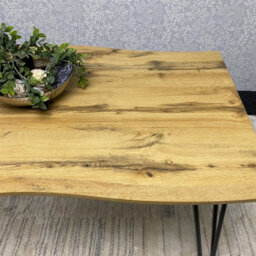 Kosy Koala Wooden Dining Table With Metal Hairpin Legs For Dining Room, Work, Or Study (Length 117 Cm) - thumbnail 9