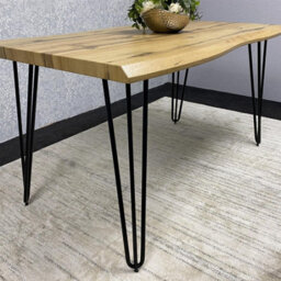 Kosy Koala Wooden Dining Table With Metal Hairpin Legs For Dining Room, Work, Or Study (Length 117 Cm) - thumbnail 8