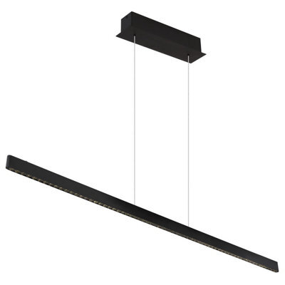 Luminosa Lighting Luminosa Dentsy 120Cm Bar Pendant Ceiling Light Matt Black Led 4000K Touch Dimmer - image 1