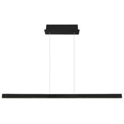 Luminosa Lighting Luminosa Dentsy 120Cm Bar Pendant Ceiling Light Matt Black Led 4000K Touch Dimmer - thumbnail 3