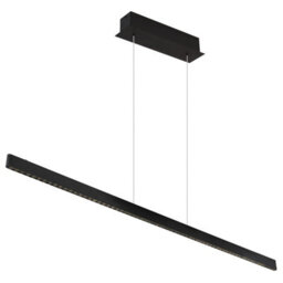 Luminosa Lighting Luminosa Dentsy 120Cm Bar Pendant Ceiling Light Matt Black Led 4000K Touch Dimmer - thumbnail 1