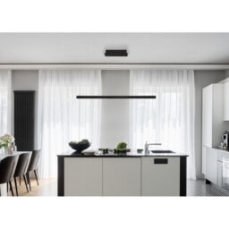 Luminosa Lighting Luminosa Dentsy 120Cm Bar Pendant Ceiling Light Matt Black Led 4000K Touch Dimmer - thumbnail 5